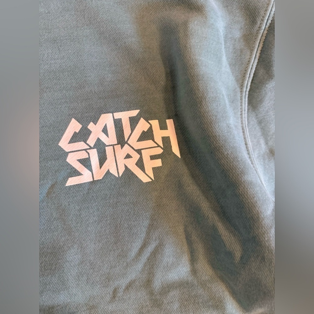Catch surf mint green rainbow logo sweatshirt size small - Picture 5 of 6